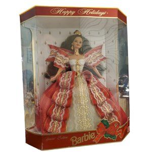 Vintage Barbie 1997 Happy Holidays Doll Special Edition Mattel New/Sealed
